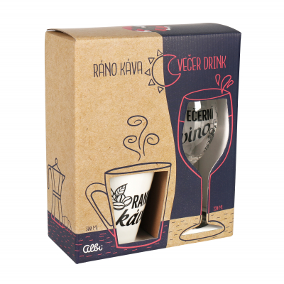 Dámská sada - Hrnek a sklenička ALBI ALBI