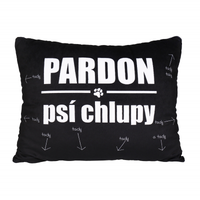 Plyšový polštář - Psí chlupy ALBI ALBI