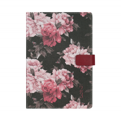 Magnetický diář - Tmavé květy ALBI ALBI