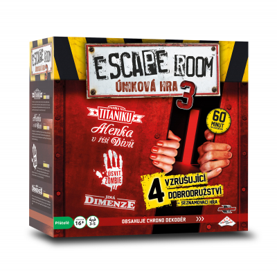 ESCAPE ROOM - Úniková hra 3 Asmodée-Blackfire Asmodée-Blackfire
