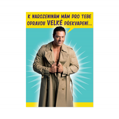 Narozeninové přání - Chlap ALBI ALBI