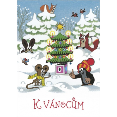 Hrací přání - Vánoční krtek ALBI ALBI