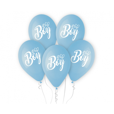Balónky latexové It´s a Boy modré 5 ks ALBI ALBI