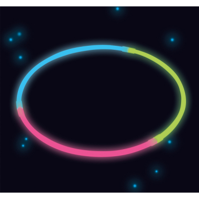 Náhrdelníky svítící tříbarevné 60 cm 4ks ALBI ALBI