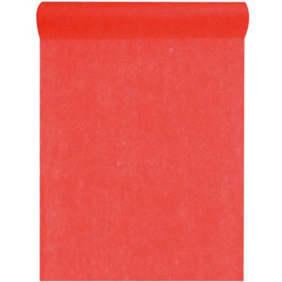 Šerpa stolová netkaná textilie červená 30 cm x 10 m ALBI ALBI