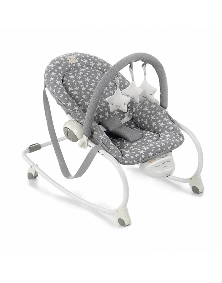 JANÉ Lehátko vibrační s melodií Evolution od 0+ do 36 m Star Jané