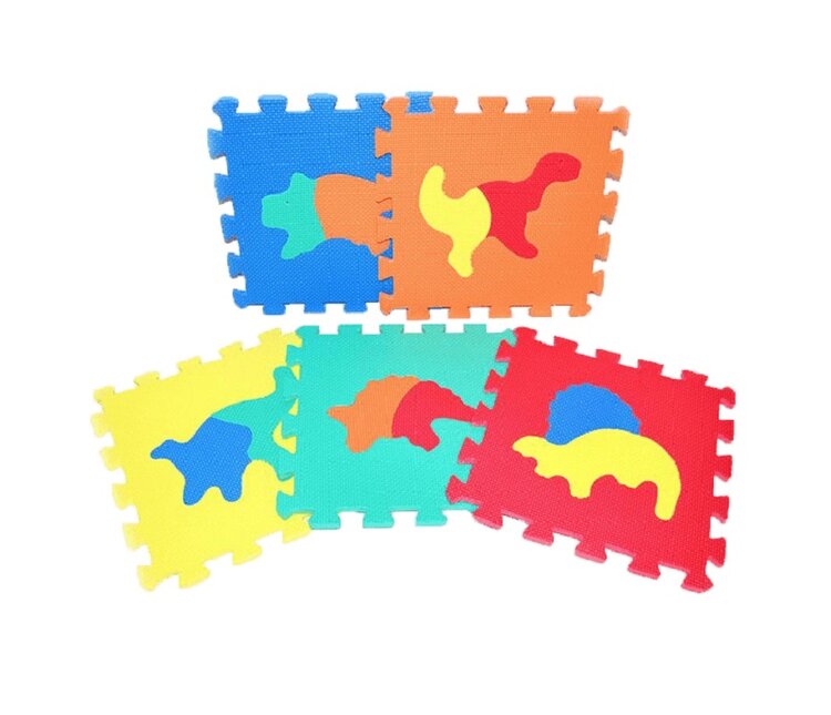 WIKY Puzzle pěnové Dinosauři 10 ks Wiky