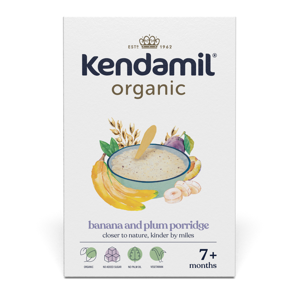 KENDAMIL BIO se švestkami a banánem 6 x 150 g Kendamil