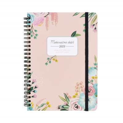 Růžový motivační diář ALBI ALBI