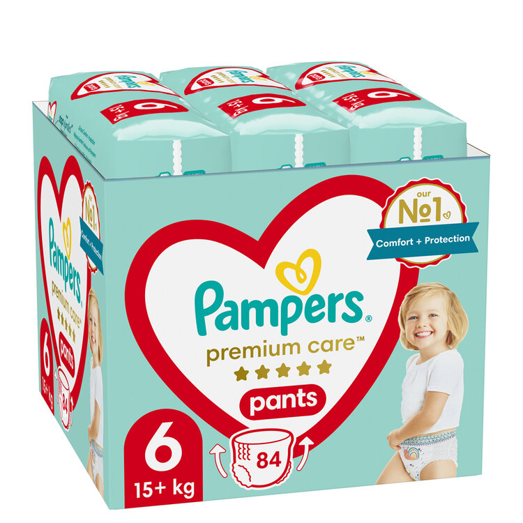 PAMPERS Premium Care plenkové kalhotky 6 (84 ks)