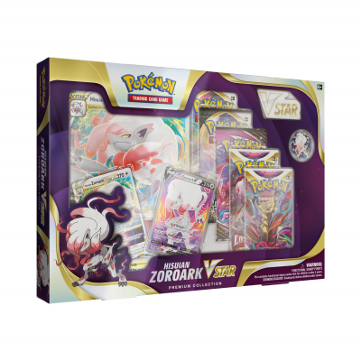 Pokémon TCG: Hisuian Zoroark VStar Premium Collection Asmodée-Blackfire Asmodée-Blackfire