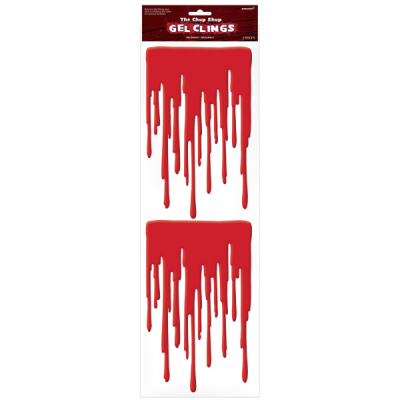 Dekorace Halloween krev na okno 2ks ALBI ALBI