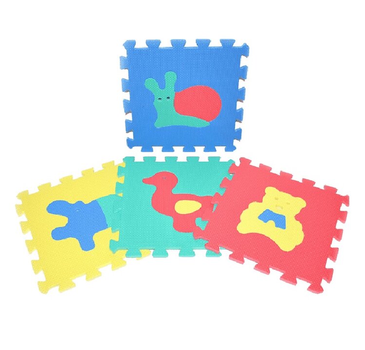 WIKY Puzzle pěnové Zvířata 10 ks Wiky