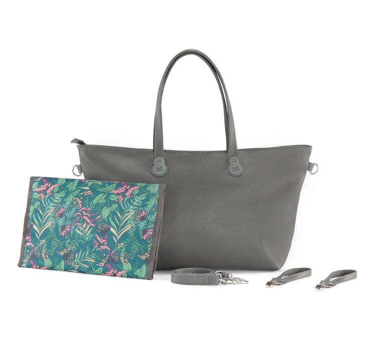 KINDERKRAFT Taška přebalovací Treasurebag Dark Grey Kinderkraft