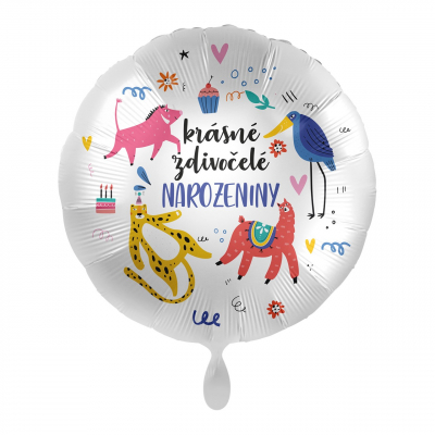 Balónek fóliový Krásné zdivočelé narozeniny ALBI ALBI