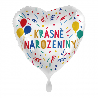 Balónek fóliový Krásné narozeniny Albi Albi