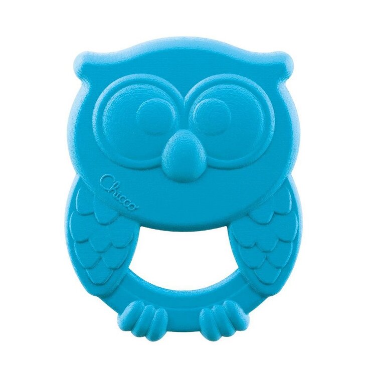 Chicco Kousátko Eco Sova Owly modrá Chicco