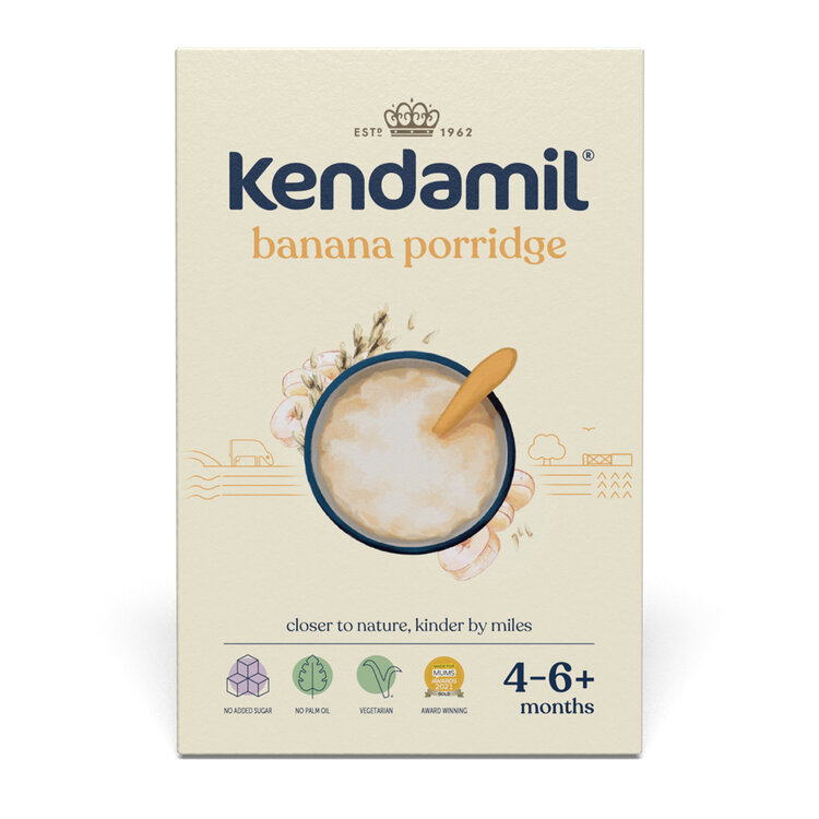 KENDAMIL Kaše mléčná s banánem (150 g) Kendamil