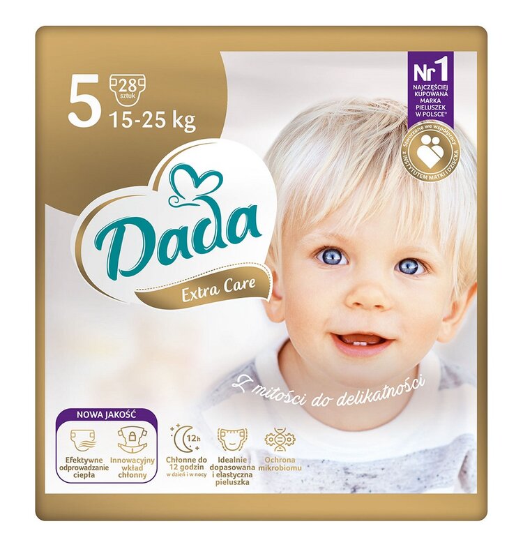 DADA Extra Care Pleny jednorázové 5 Junior (15-25 kg) 28 ks Dada