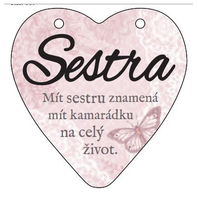 Plaketka - Sestra Albi Albi