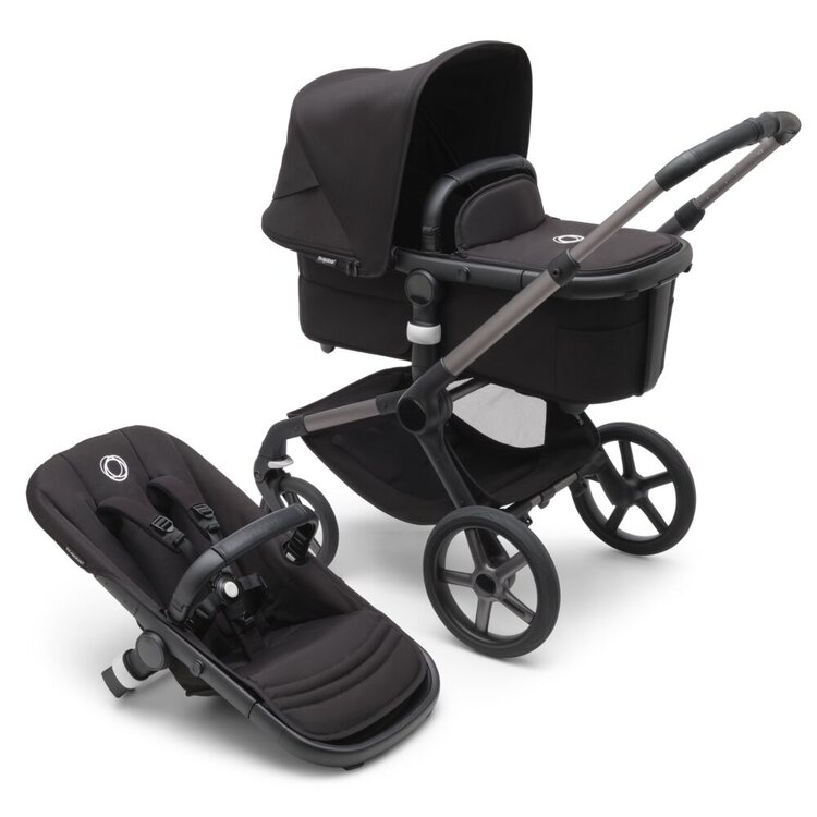 BUGABOO Kočárek kompletní Fox 5 Graphite/Midnight black-Midnight black Bugaboo