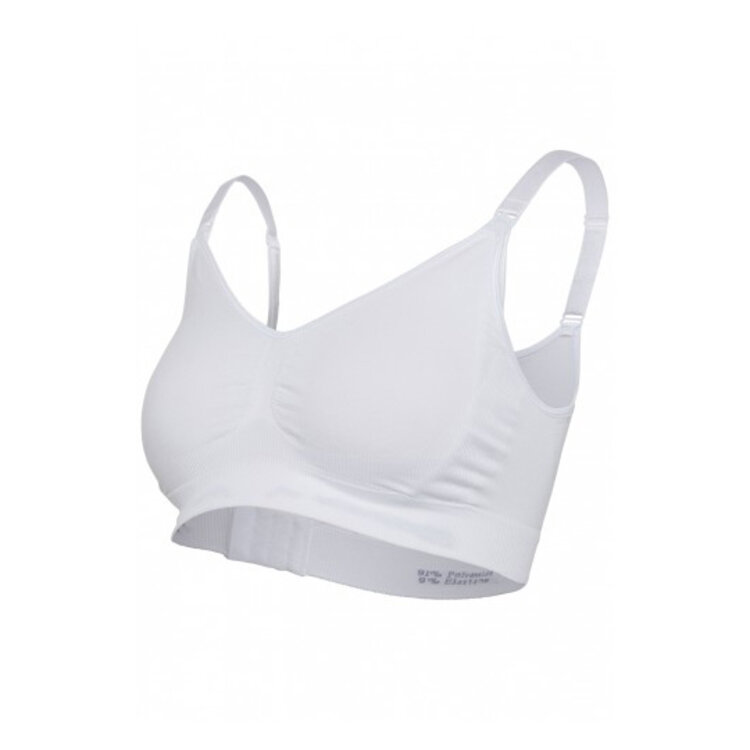 CARRIWELL Podprsenka ke kojení s klipem bílá M Carriwell