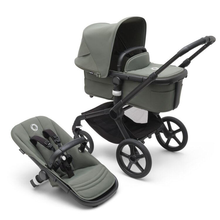 BUGABOO Kočárek kompletní Fox 5 Black/Forest green-Forest green Bugaboo