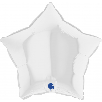 Balónek fóliový Hvězda bílá Albi Albi
