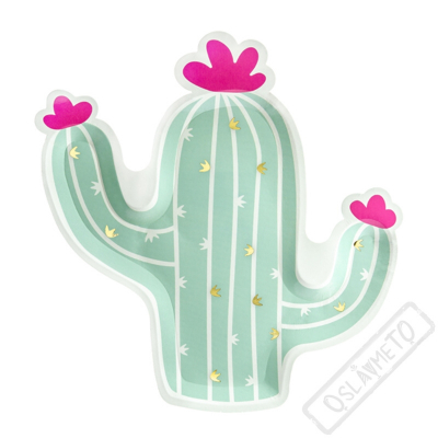 Talíře kaktus 6 ks Albi Albi