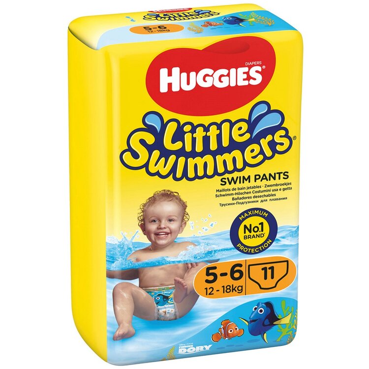Huggies Little Swimmers 5-6 jednorázové do vody 12-18 kg 11 ks Huggies