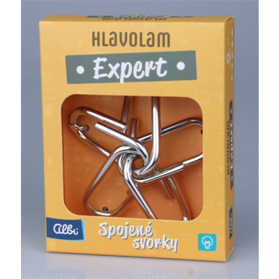 Hlavolam Expert - Spojené svorky - 5/5 Albi Albi