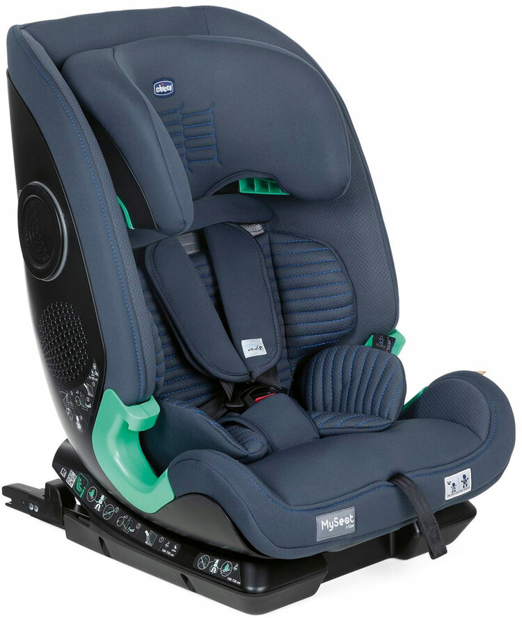 CHICCO Autosedačka MySeat i-size 76-150 cm Air Ink (9-36 kg) Chicco