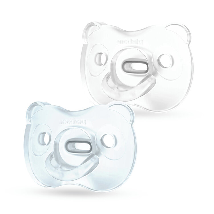 MEDELA Baby dudlík měkký celosilikonový Boy 0-6m 2 ks Medela