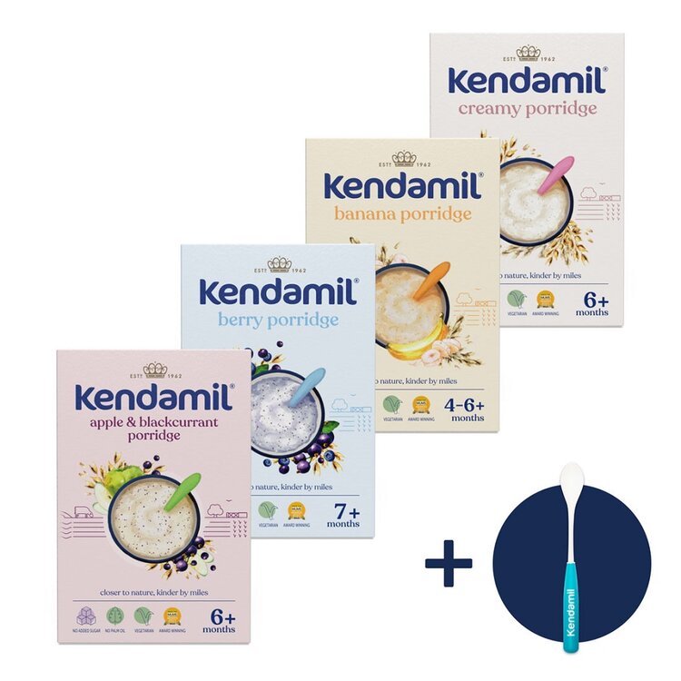 KENDAMIL Variace ovocných kaší 4 x 150 g Kendamil