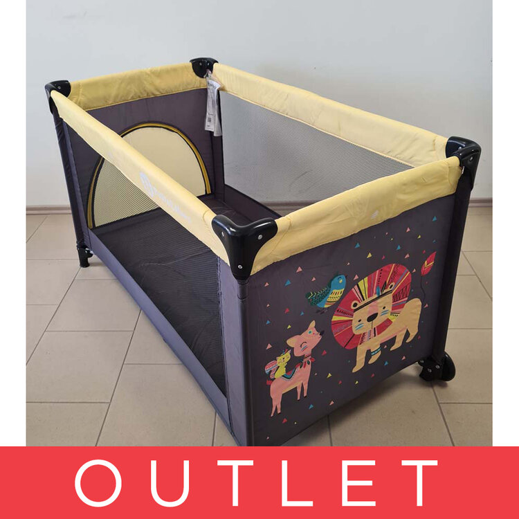 PETITE&MARS Postýlka cestovní Koot - Lion Yellow Petite&Mars