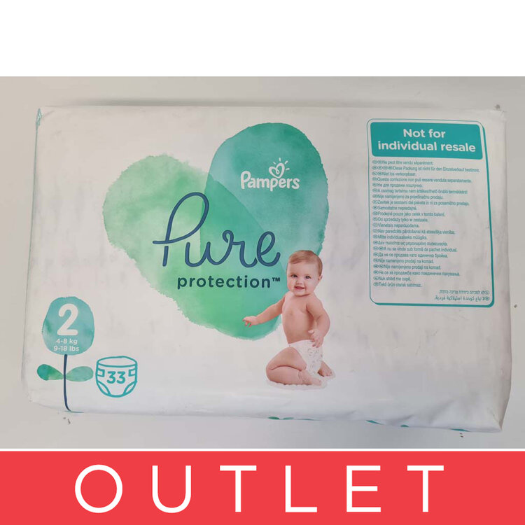 EXP: 05/2024 PAMPERS Pure Protection Plenky jednorázové 1 (2-5 kg) 35 ks Pampers