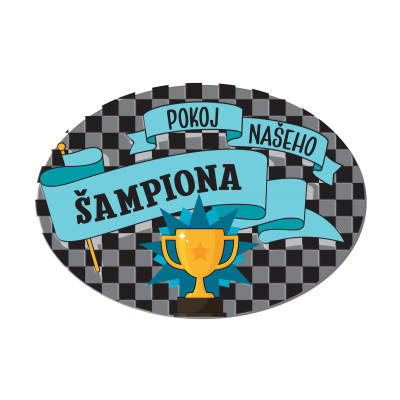 Cedulka na dveře - Šampion Albi Albi