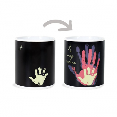 Měnící hrnek - Já a rodina Albi Albi