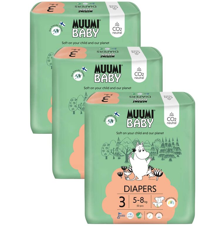 MUUMI Baby 3 Midi 5-8 kg (150 ks)