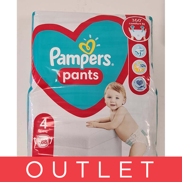 PAMPERS Active Baby-Dry Pants Kalhotky plenkové jednorázové 4 (9-15 kg) 88 ks Pampers