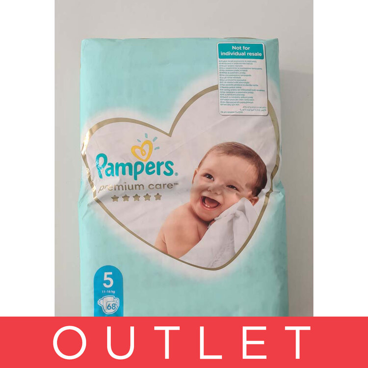 EXP: 9/2024 PAMPERS Premium Care 5 JUNIOR 68 ks (11-16 kg) - jednorázové pleny Pampers