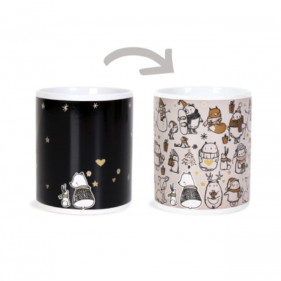 Měnící hrnek - Zvířátka Albi Albi