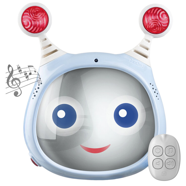 BENBAT Zrcadlo do auta aktivní s melodiemi Oly Blue 0m+ Benbat