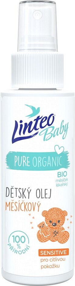 LINTEO BABY Olej dětský měsíčkový 100 ml LINTEOBABY