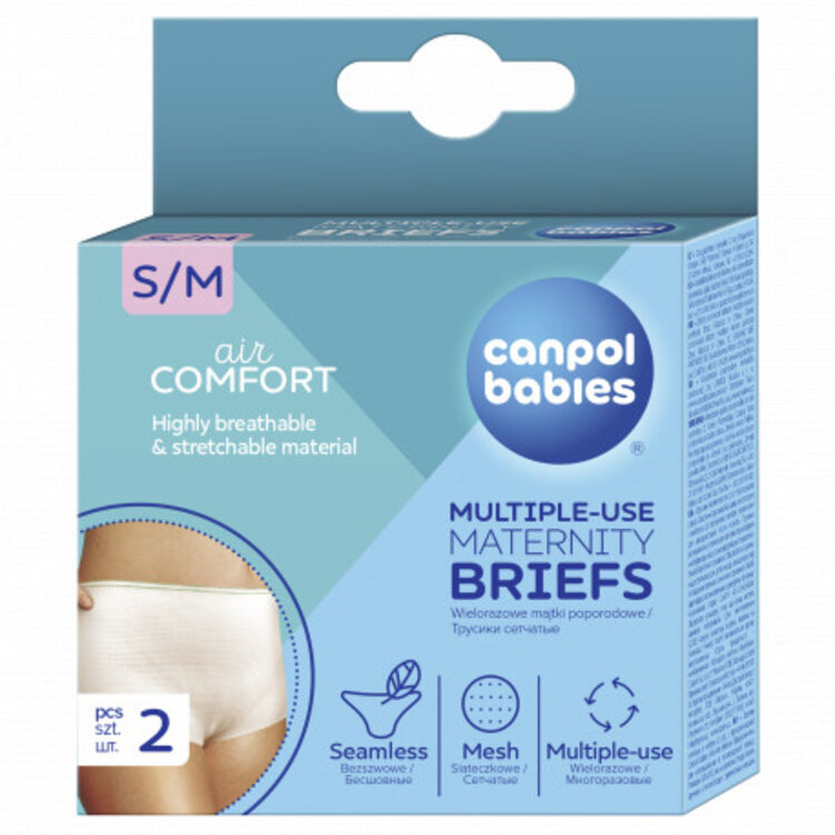 CANPOL BABIES Kalhotky poporodní na více použití 2 ks S/M Canpol Babies