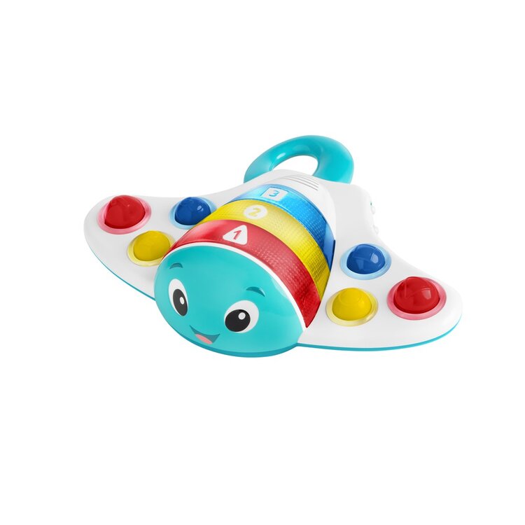 BABY EINSTEIN Hračka senzorická ráje Pop & Explore Stingray™ 6m+ Baby Einstein