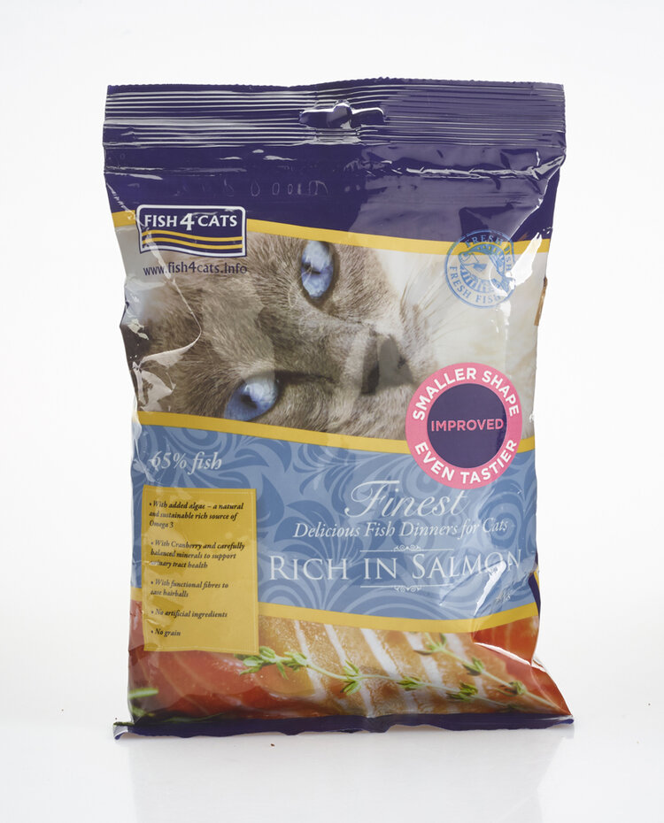 FISH4CATS Granule malé pro kočky Finest losos 400g FISH4CATS
