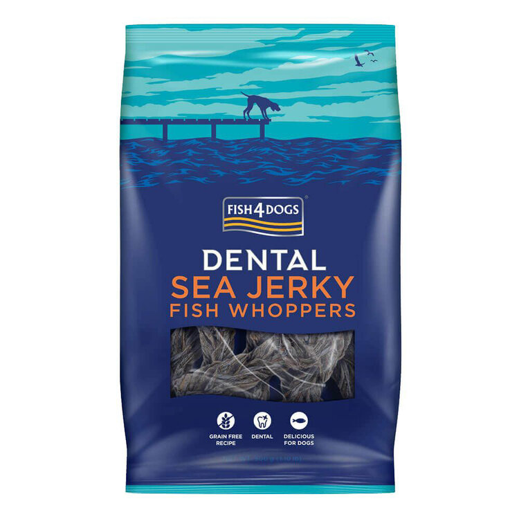 FISH4DOGS Dentální pamlsky pro psy mořská ryba 500 g FISH4DOGS