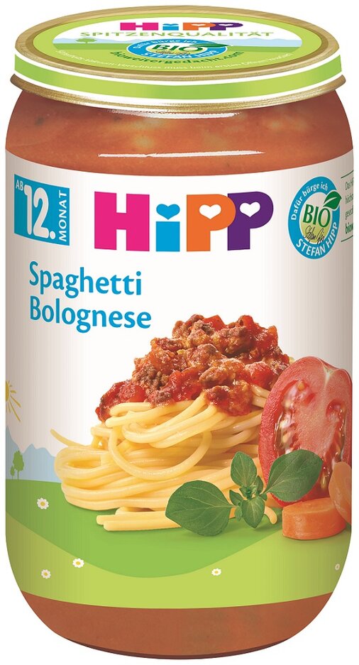 HiPP BIO Špagety boloňské od 12. měsíce