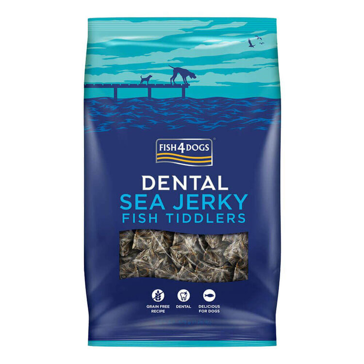 FISH4DOGS Dentální pamlsky pro psy mořská ryba - rybičky 575 g FISH4DOGS